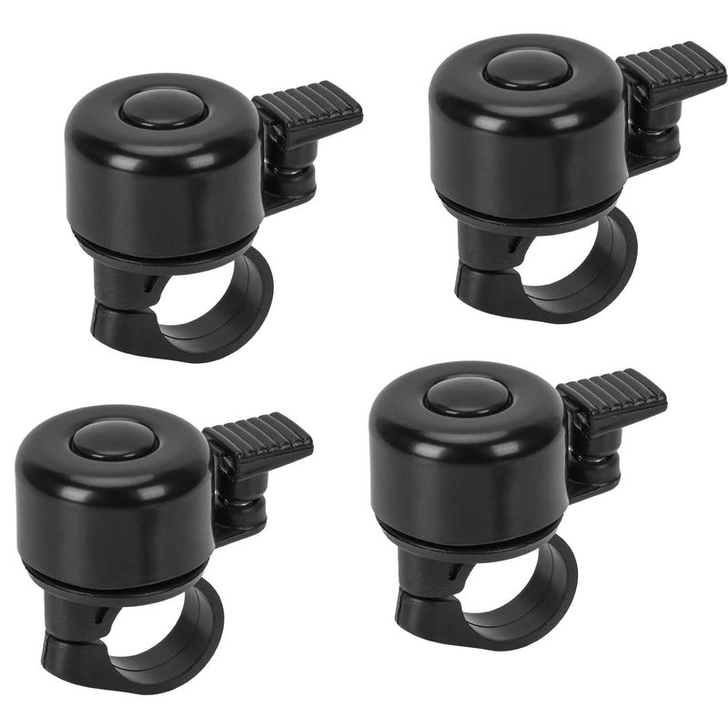 Emoly Aluminum Alloy Bicycle Bells, 4 Packs Upgraded Version Bike Bells Crisp for Kids and Adults, Loud Long Crisp Clear Sound, Cycling Ringing Bike Horn - Image 1